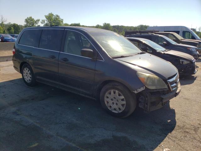 5FNRL38215B062490 - 2005 HONDA ODYSSEY LX GRAY photo 4