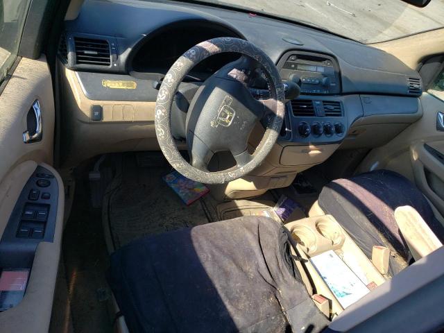 5FNRL38215B062490 - 2005 HONDA ODYSSEY LX GRAY photo 8