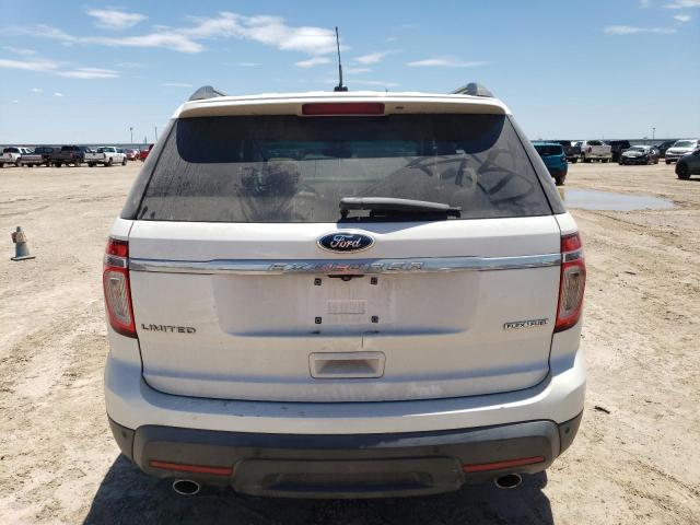 1FM5K7F89EGA37094 - 2014 FORD EXPLORER LIMITED WHITE photo 6