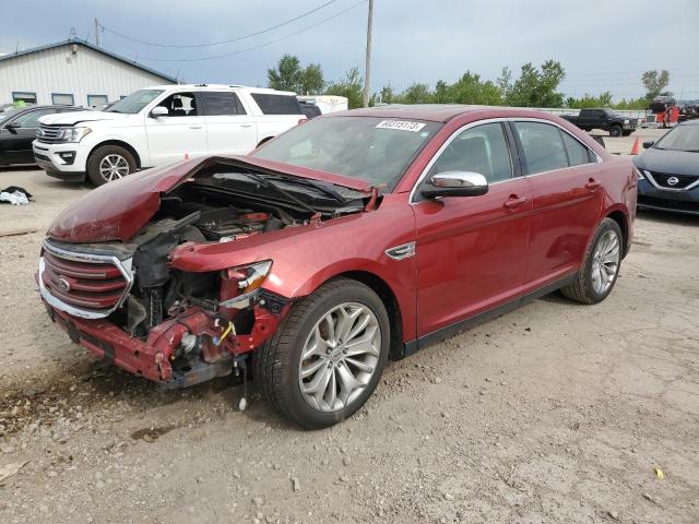 1FAHP2F82DG141288 - 2013 FORD TAURUS LIMITED RED photo 1