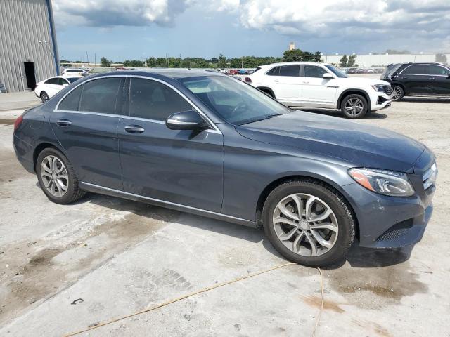 55SWF4JBXFU053913 - 2015 MERCEDES-BENZ C 300 GRAY photo 4