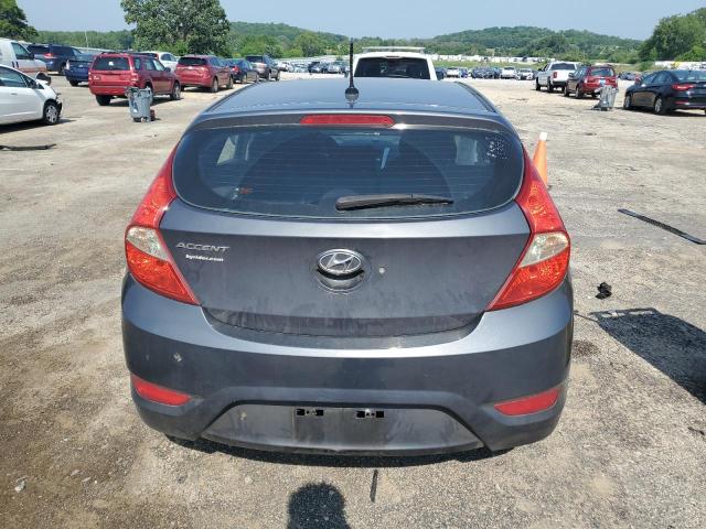 KMHCT5AE6CU023240 - 2012 HYUNDAI ACCENT GLS GRAY photo 6