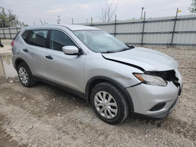 KNMAT2MV8GP597963 - 2016 NISSAN ROGUE S 银色 照片 4