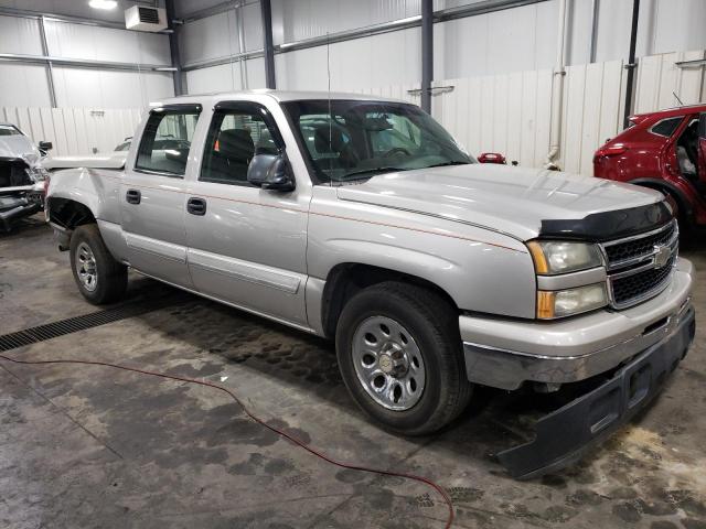 2GCEC13VX71151906 - 2007 CHEVROLET SILVERADO C1500 CLASSIC CREW CAB SILVER photo 4