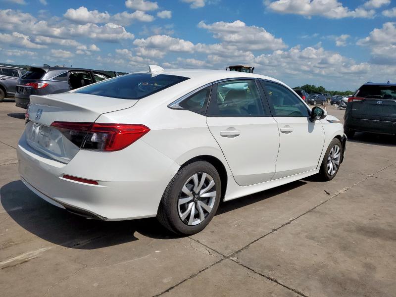 2HGFE2F26RH562446 - 2024 HONDA CIVIC LX WHITE photo 3