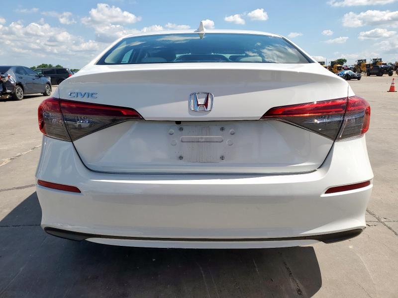 2HGFE2F26RH562446 - 2024 HONDA CIVIC LX WHITE photo 6
