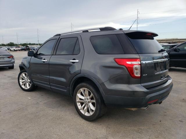 1FM5K8D88FGA71148 - 2015 FORD EXPLORER XLT GRAY photo 2