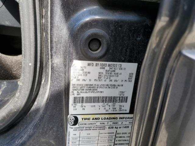 5LMJJ2JT1FEJ15281 - 2015 LINCOLN NAVIGATOR გრაფიტი ფოტო 13