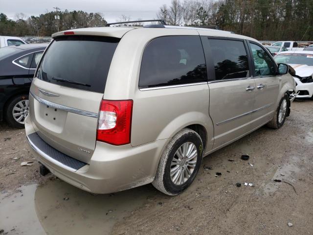 2C4RC1GG3DR647513 - 2013 CHRYSLER TOWN & COU LIMITED TAN photo 4