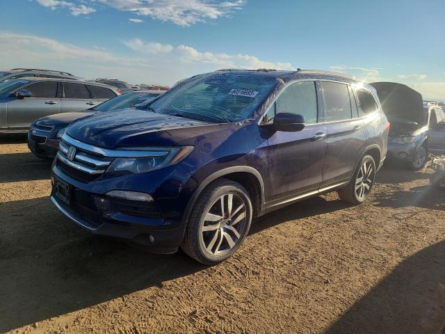 5FNYF6H97GB094669 - 2016 HONDA PILOT TOURING BLUE photo 1