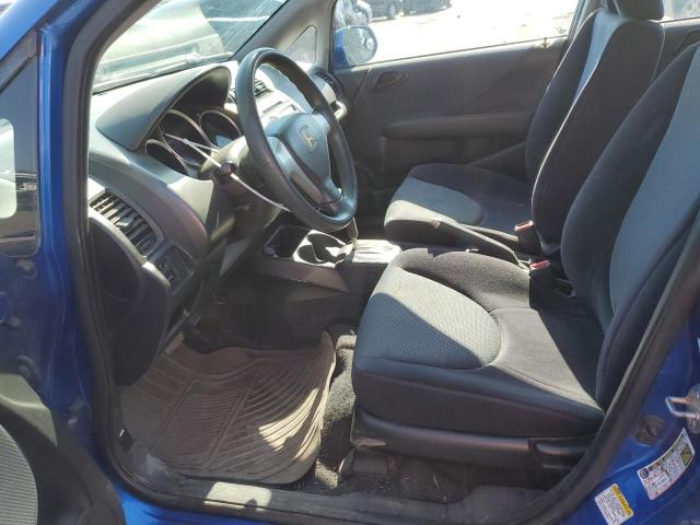 JHMGD38437S025550 - 2007 HONDA FIT BLUE photo 7