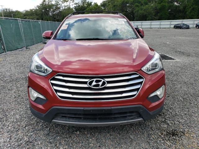 KM8SNDHF5EU069563 - 2014 HYUNDAI SANTA FE GLS RED photo 5