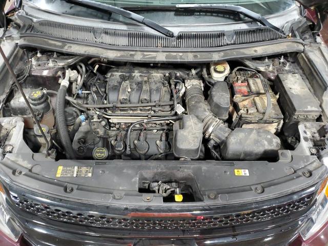 1FM5K8ARXFGB92437 - 2015 FORD EXPLORER POLICE INTERCEPTOR 勃艮第红 照片 11