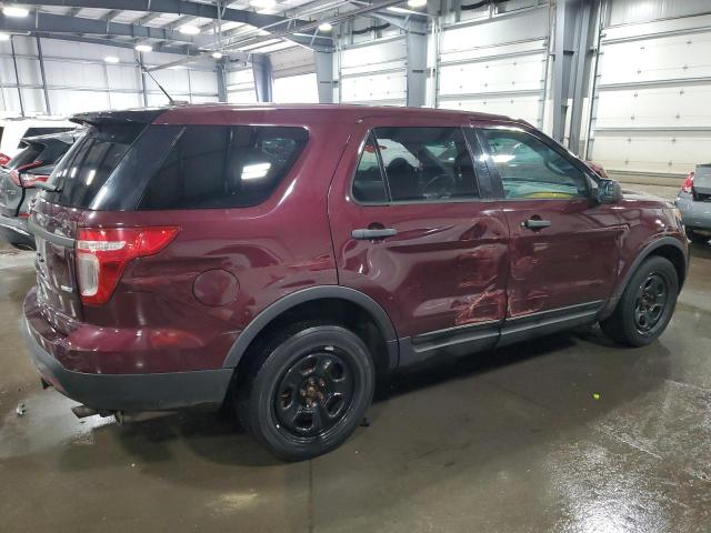 1FM5K8ARXFGB92437 - 2015 FORD EXPLORER POLICE INTERCEPTOR 勃艮第红 照片 3