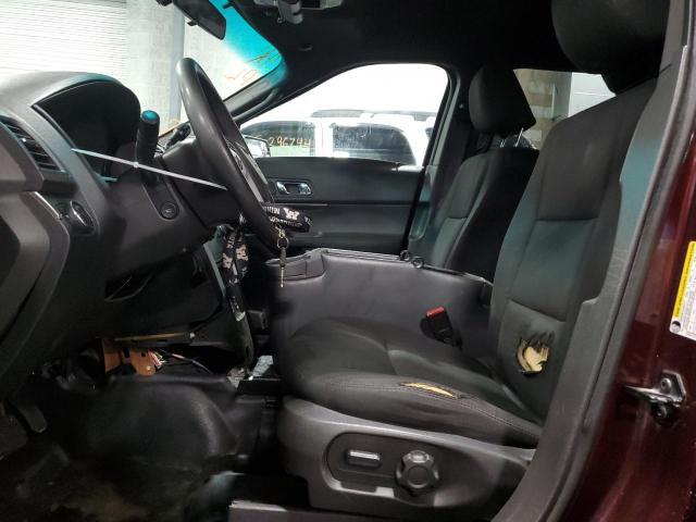 1FM5K8ARXFGB92437 - 2015 FORD EXPLORER POLICE INTERCEPTOR 勃艮第红 照片 7