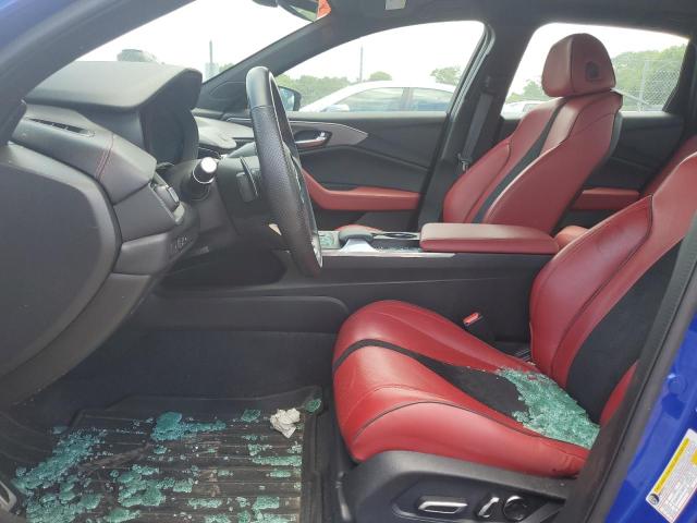 19UUB6F53NA000286 - 2022 ACURA TLX TECH A BLUE photo 7