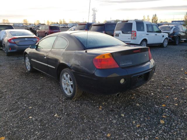 4C3AG52H91E081135 - 2001 CHRYSLER SEBRING LXI BLACK photo 3