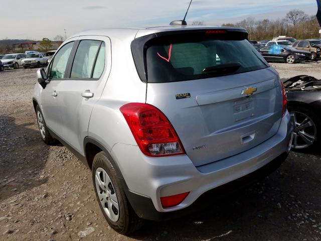 3GNCJKSB7JL168069 - 2018 CHEVROLET TRAX LS  photo 3