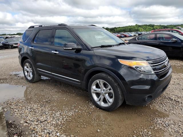 1FM5K8F83DGC02626 - 2013 FORD EXPLORER LIMITED BLACK photo 4