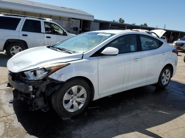 5NPDH4AE2GH693338 - 2016 HYUNDAI ELANTRA SE WHITE photo 1