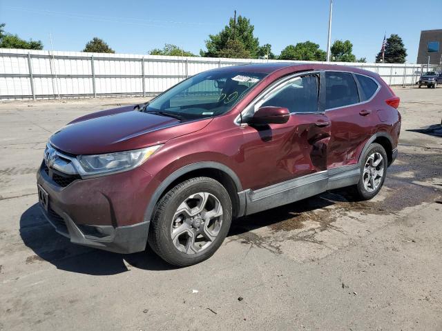 7FARW2H8XKE002259 - 2019 HONDA CR-V EXL BURGUNDY photo 1