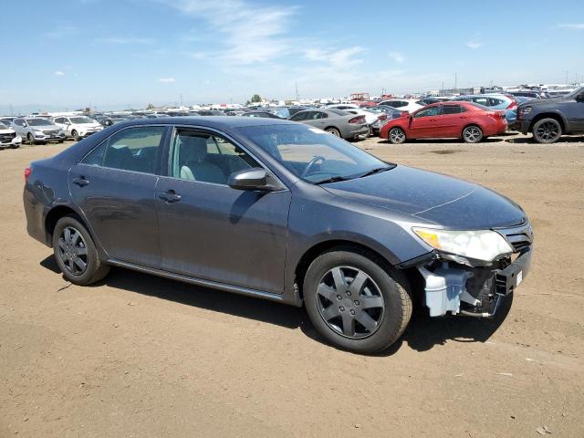 4T1BF1FKXDU221878 - 2013 TOYOTA CAMRY L GRAY photo 4