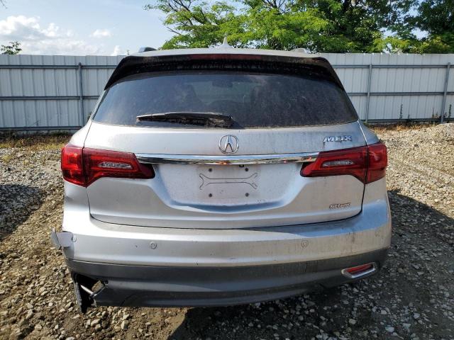 5FRYD4H86EB008829 - 2014 ACURA MDX ADVANCE SILVER photo 6