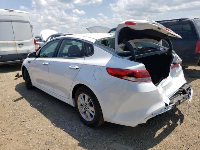 5XXGT4L32JG188443 - 2018 KIA OPTIMA LX WHITE photo 2