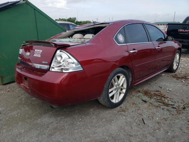 2G1WC5EM0A1235121 - 2010 CHEVROLET IMPALA LTZ RED photo 3