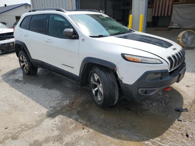 1C4PJMBS8FW717950 - 2015 JEEP CHEROKEE TRAILHAWK WHITE photo 4