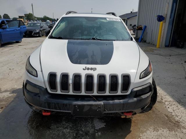 1C4PJMBS8FW717950 - 2015 JEEP CHEROKEE TRAILHAWK WHITE photo 5