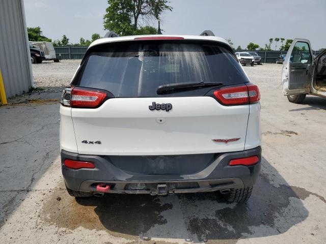 1C4PJMBS8FW717950 - 2015 JEEP CHEROKEE TRAILHAWK WHITE photo 6