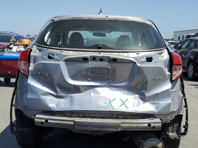 3CZRU6H33JG708988 - 2018 HONDA HR-V LX ვერცხლისფერი ფოტო 6