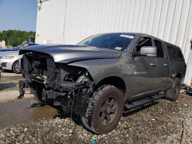 1C6RD7HT7CS161318 - 2012 DODGE RAM 1500 SPORT GRAY photo 1