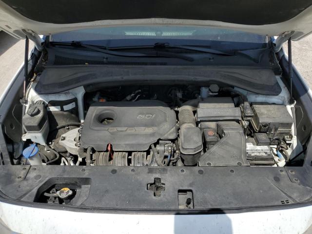 5NMS23AD3KH010630 - 2019 HYUNDAI SANTA FE SE WHITE photo 12