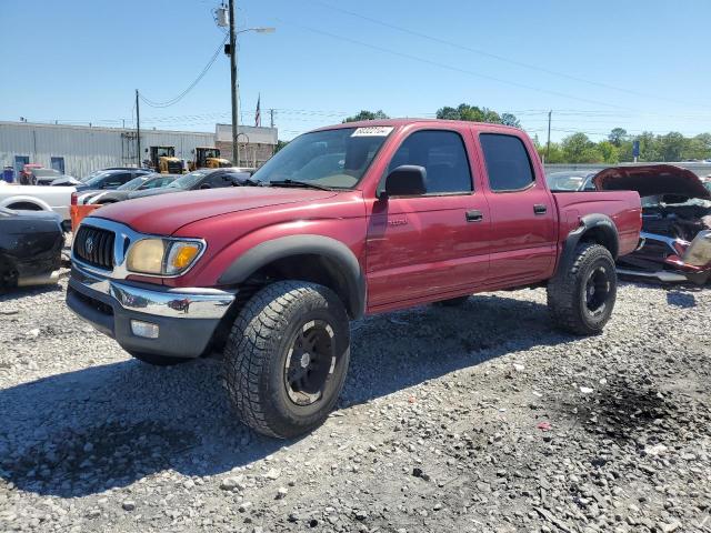 5TEGN92N02Z004422 - 2002 TOYOTA TACOMA DOUBLE CAB PRERUNNER RED photo 1