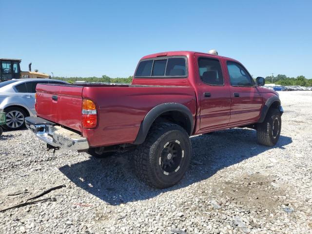 5TEGN92N02Z004422 - 2002 TOYOTA TACOMA DOUBLE CAB PRERUNNER RED photo 3
