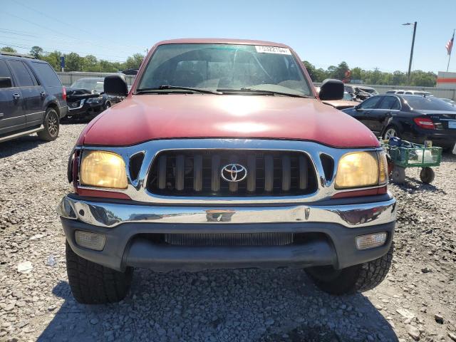 5TEGN92N02Z004422 - 2002 TOYOTA TACOMA DOUBLE CAB PRERUNNER RED photo 5