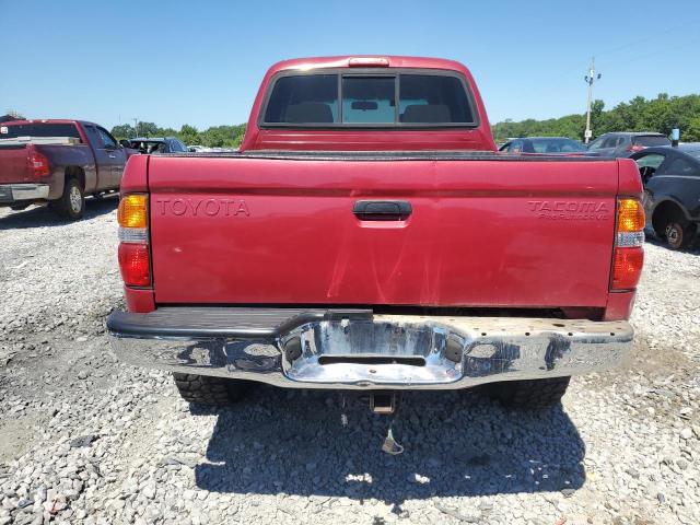 5TEGN92N02Z004422 - 2002 TOYOTA TACOMA DOUBLE CAB PRERUNNER RED photo 6