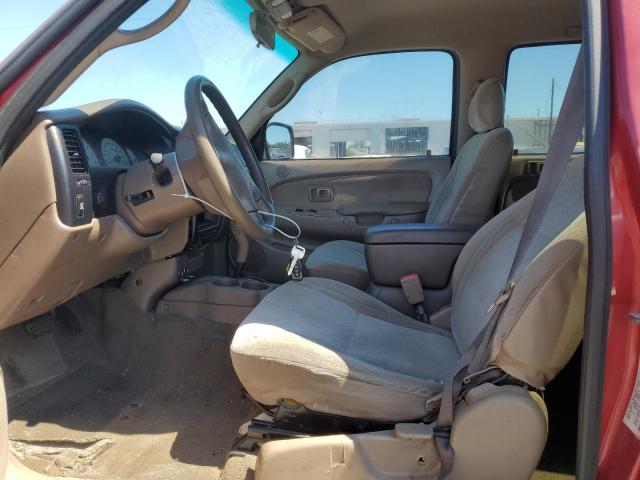 5TEGN92N02Z004422 - 2002 TOYOTA TACOMA DOUBLE CAB PRERUNNER RED photo 7