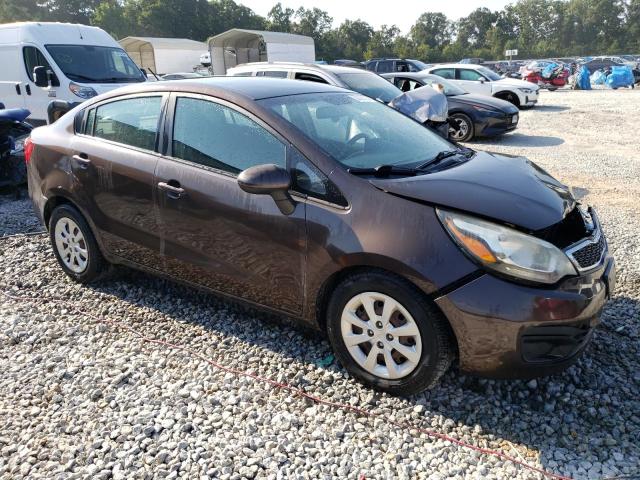 KNADN4A33C6049386 - 2012 KIA RIO EX BROWN photo 4