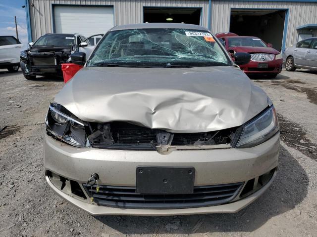 3VW1K7AJ9EM243113 - 2014 VOLKSWAGEN JETTA BASE 米色 照片 5