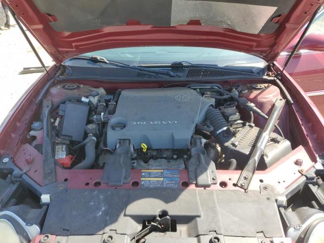 2G4WE567351201007 - 2005 BUICK LACROSSE CXS MAROON photo 11
