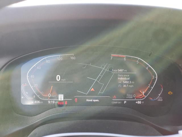 5UX43DP04P9R00796 - 2023 BMW X3 SDRIVE30I WHITE photo 9