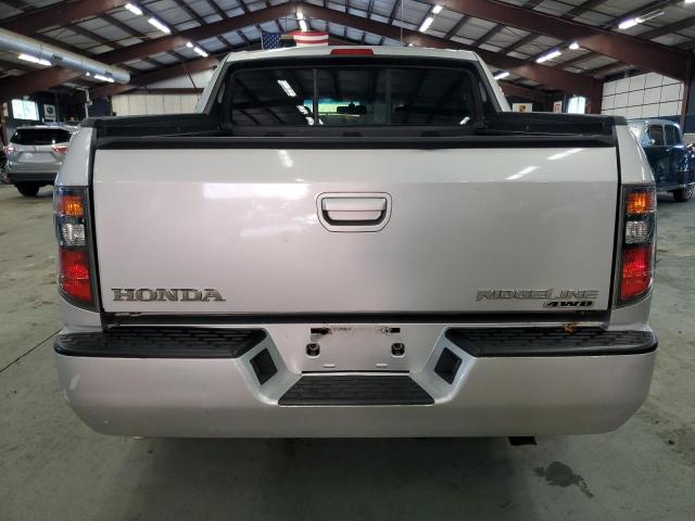 2HJYK16588H518687 - 2008 HONDA RIDGELINE RTL SILVER photo 6