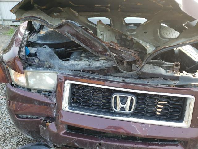 2HJYK16308H533442 - 2008 HONDA RIDGELINE RTX RED photo 11