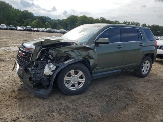 2GKALMEK6F6267824 - 2015 GMC TERRAIN SLE GREEN photo 1