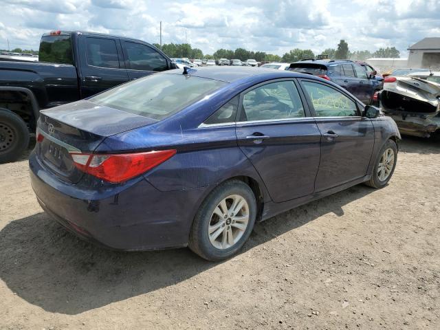 5NPEB4AC9DH802393 - 2013 HYUNDAI SONATA GLS BLUE photo 3