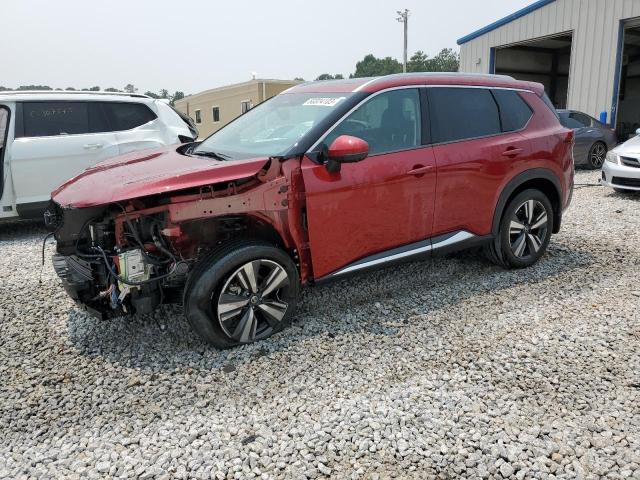 5N1AT3CA1MC809928 - 2021 NISSAN ROGUE SL RED photo 1