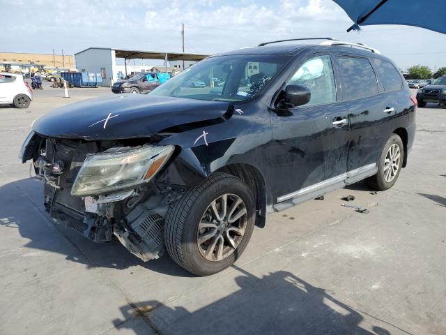 5N1AR2MN1EC625410 - 2014 NISSAN PATHFINDER S BLACK photo 1